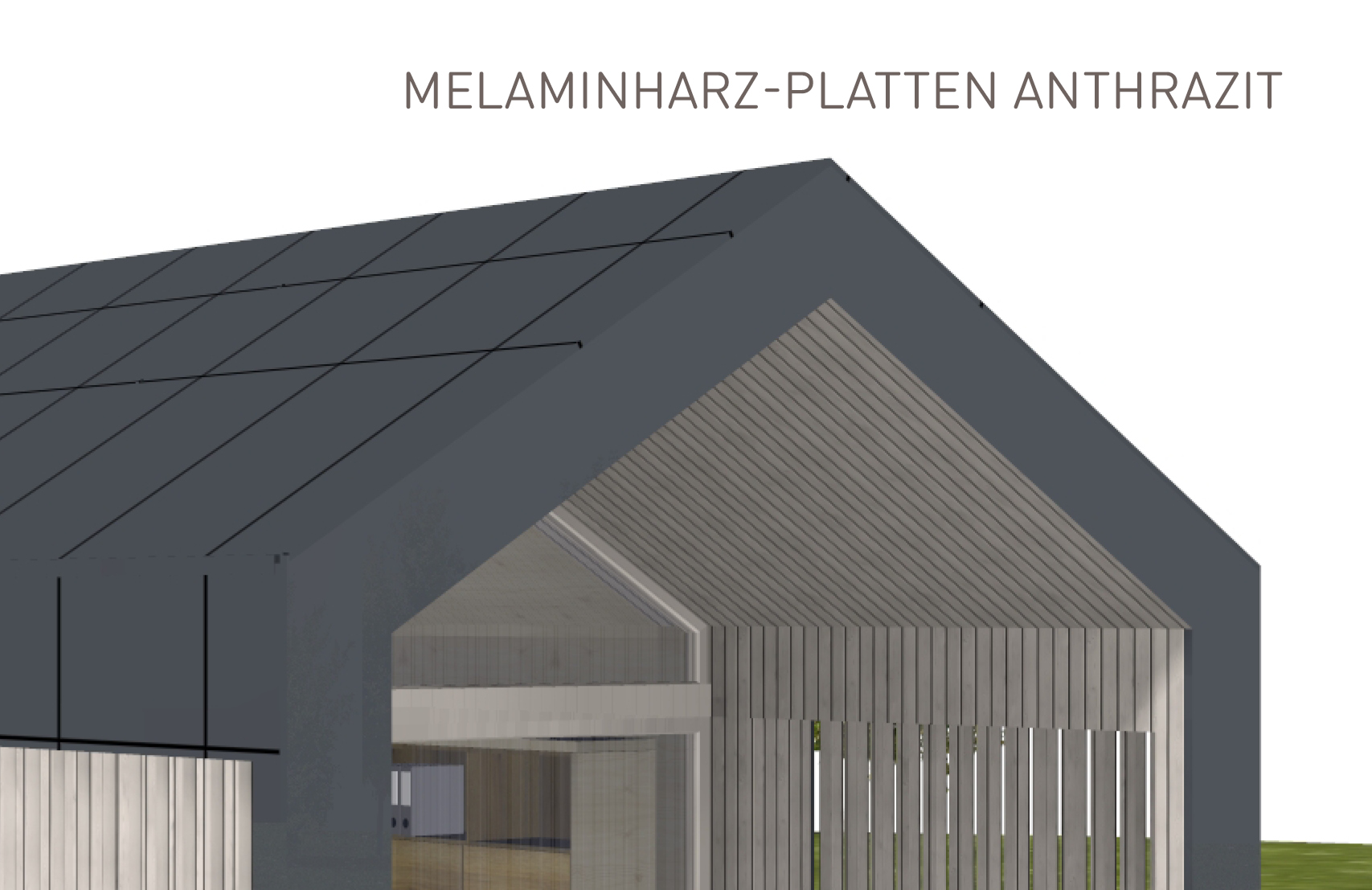 Holz-Blockbohlen Fassade